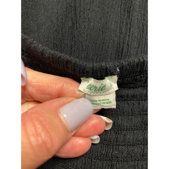 Aerie Gauze Crop Jumpsuit with Pockets Size Small - Picture 8 of 10